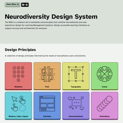 Neurodiversity Design System