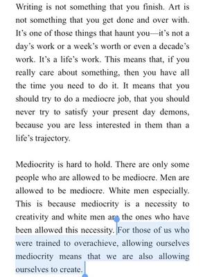practicing mediocrity by alice sparkly kat