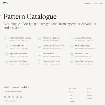 Patterns by Maggie Appleton