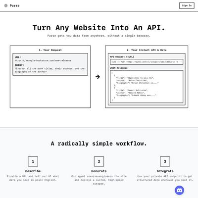 Parse - Data from Anywhere