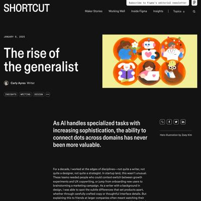 The Rise of the Generalist | Figma Blog