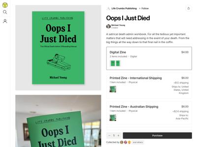 Oops I Just Died | Metalabel