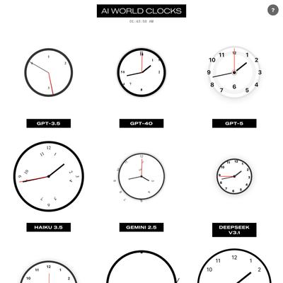 AI World Clocks
