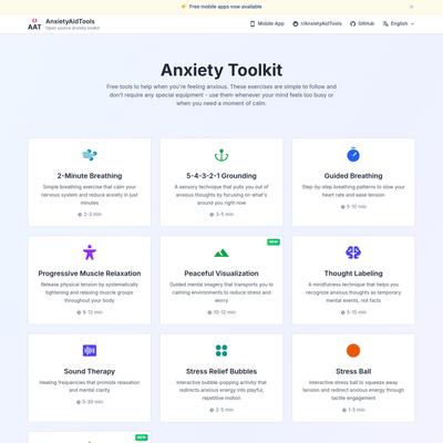 Open Source Anxiety Toolkit