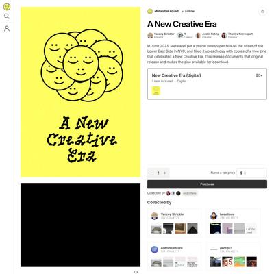 A New Creative Era | Metalabel