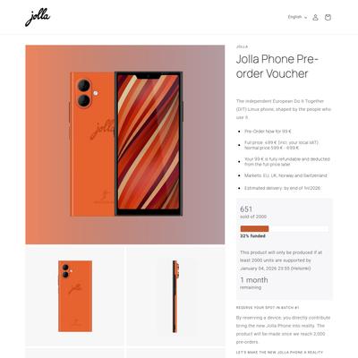 Jolla Phone Pre-order Voucher