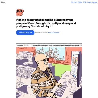 Pika - Start Your Happy Blog