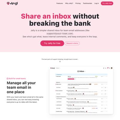 Jelly: Simpler email collaboration for small teams