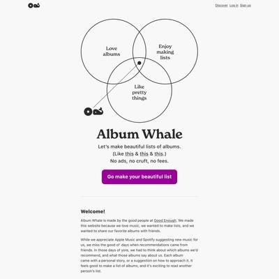 Album Whale