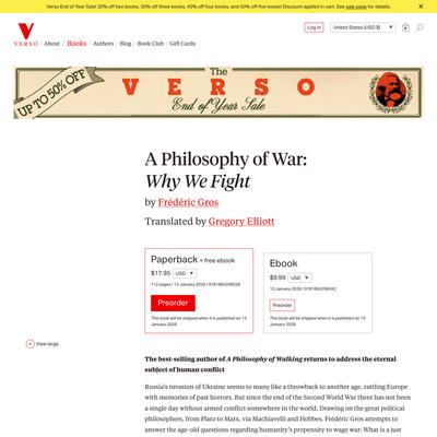 A Philosophy of War