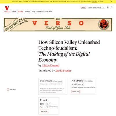How Silicon Valley Unleashed Techno-feudalism