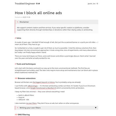How I block all online ads