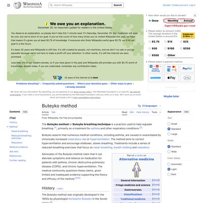 Buteyko method - Wikipedia