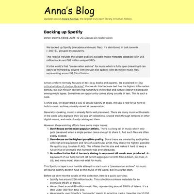 Backing up Spotify - Anna’s Blog