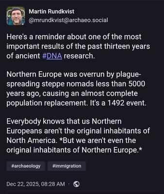 Population replacement 5,000 years ago