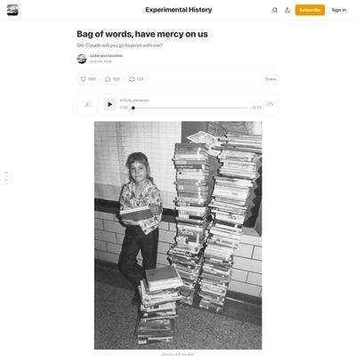 Bag of words, have mercy on us