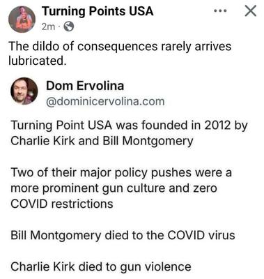 The dildo of consequences