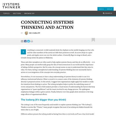 The Systems Thinker – Connecting Systems Thinking and Action - The Systems Thinker