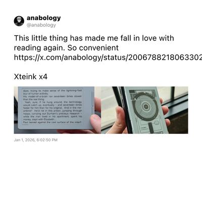 Tweet by @anabology