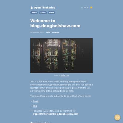 Welcome to blog.dougbelshaw.com