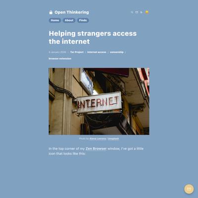 Helping strangers access the internet