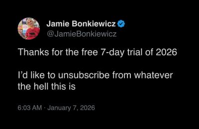 Thanks for the free 7-day trial of 2026