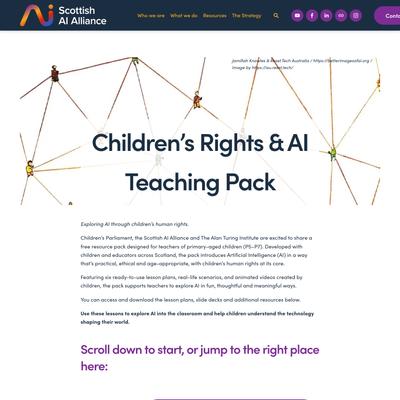 Resources for Primary Teachers: Children’s Rights & AI: Teaching Pack — Scottish AI Alliance