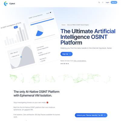 The Ultimate AI OSINT Tool - Cylect AI
