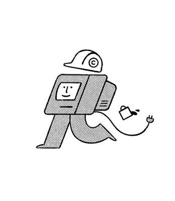 Lovely textured character by Adam Eastburn