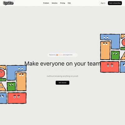 Sparkles - Make everyone on your team an engineer