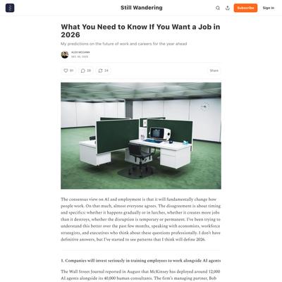 What You Need to Know If You Want a Job in 2026