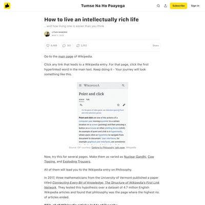 How to live an intellectually rich life - by Utsav Mamoria