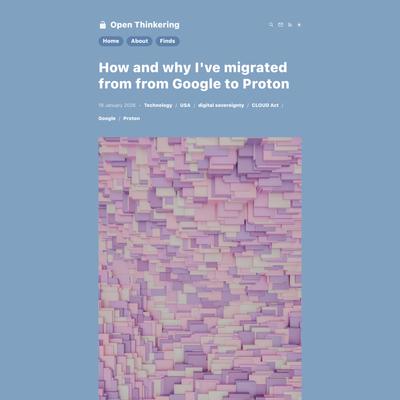 How and why I’ve migrated from from Google to Proton