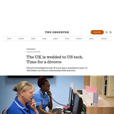 The UK is wedded to US tech. Time for a divorce