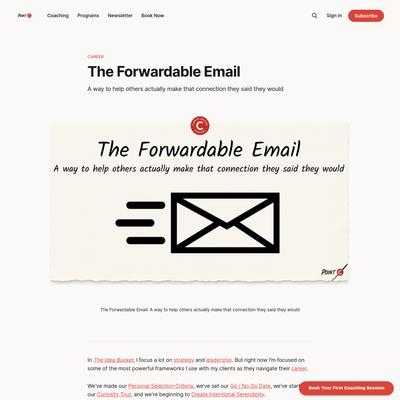 The Forwardable Email