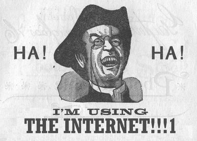 Ha! Ha! I'm Using The Internet!!!