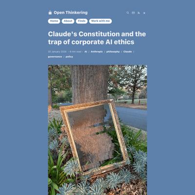 Claude’s Constitution and the trap of corporate AI ethics