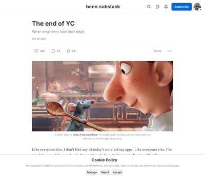 The end of YC - by Benn Stancil - benn.substack