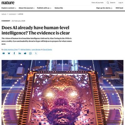Does AI already have human-level intelligence? The evidence is clear