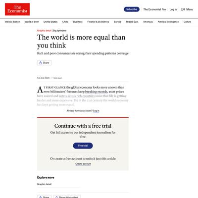 The world is more equal than you think