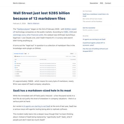 Wall Street just lost $285 billion because of 13 markdown files - Martin Alderson