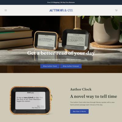 Author & Co. | Bring more literature into your life