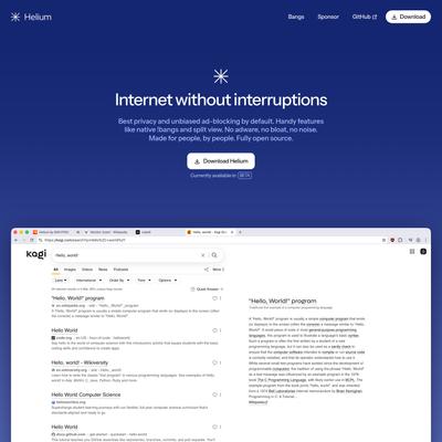 Helium Browser
