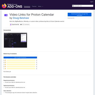 Video Links for Proton Calendar – Get this Extension for 🦊 Firefox (en-GB)
