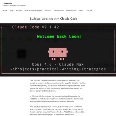 Building Websites with Claude Code