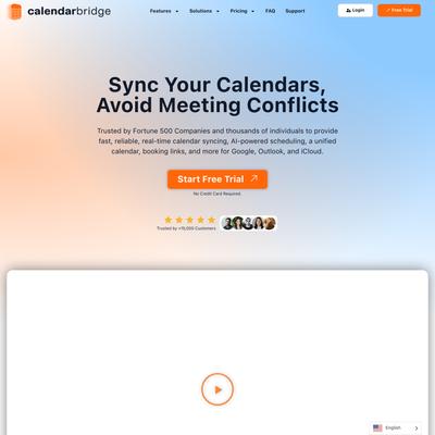 Sync Google, Outlook, & iCloud Calendars with CalendarBridge