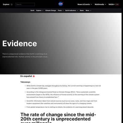 Evidence - NASA Science