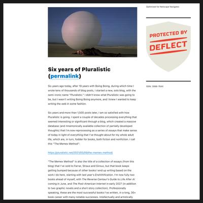 Pluralistic: Six Years of Pluralistic (19 Feb 2026) – Pluralistic: Daily links from Cory Doctorow