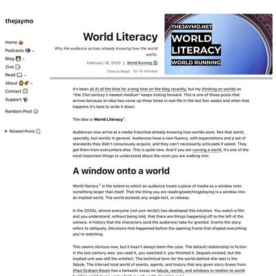 World Literacy - thejaymo