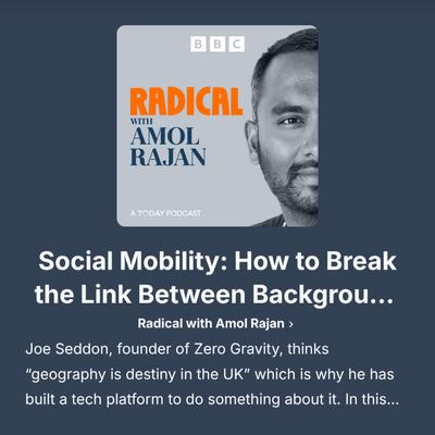 Social Mobility: How to Break the Link Between Background and Opportunity (Joe Seddon)